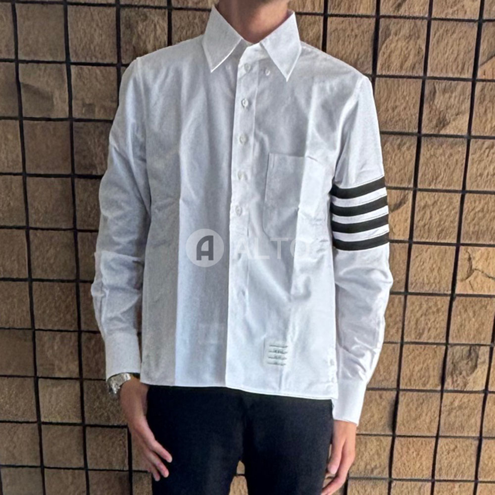 楽天市場】トムブラウン THOM BROWNE シャツ メンズ 長袖 レフトアーム