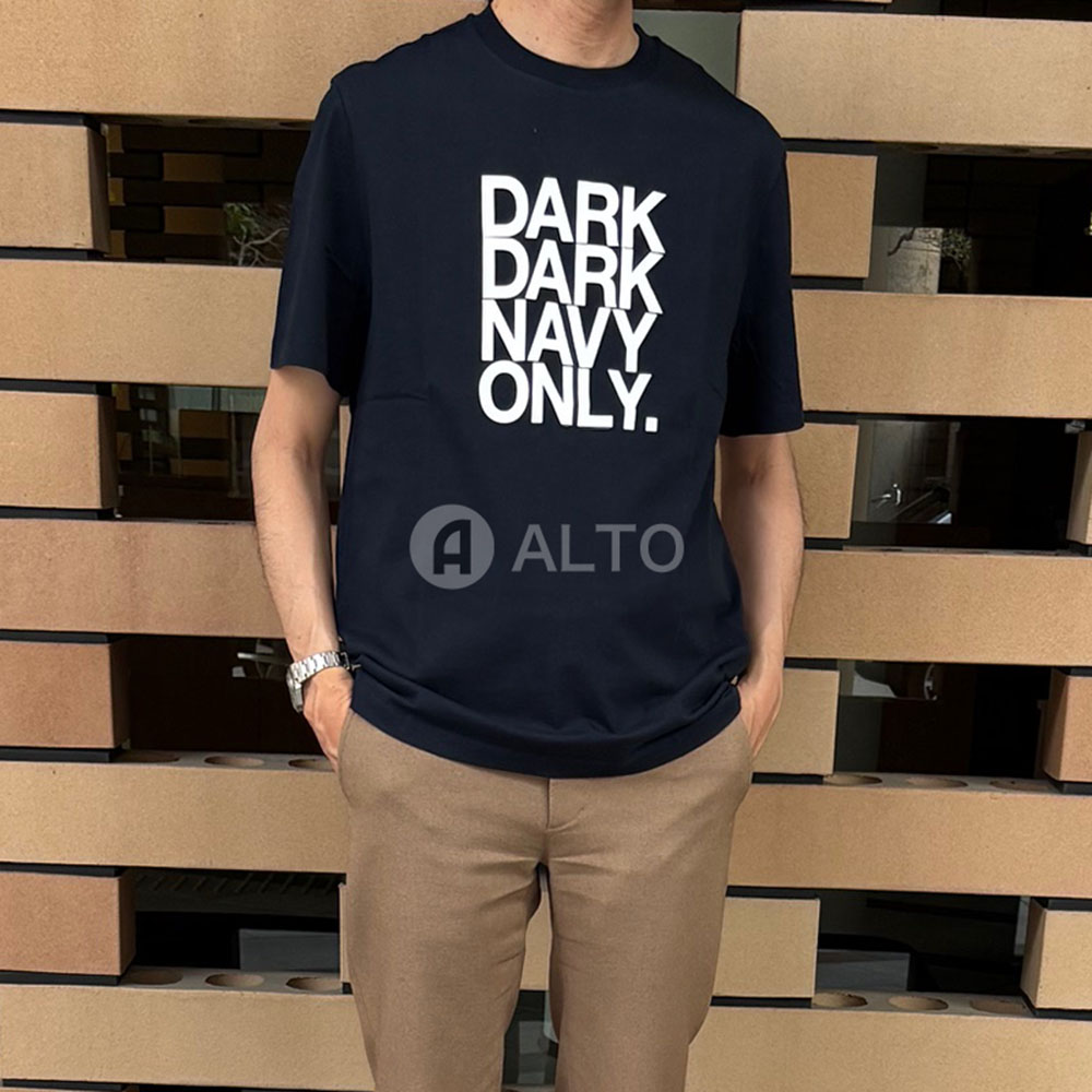 【2026春夏物青写真】A.P.C. アーペーセー Dark dark navy only プルオーバー 半袖  COGYK M26461 ダークネイビー メンズ