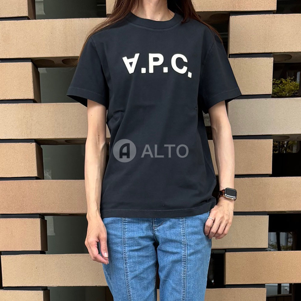 【2026春夏物青写真】A.P.C. アーペーセー  Standard Grand VPC プルオーバー 半袖  COHMB M26384  黒いこと  レディース