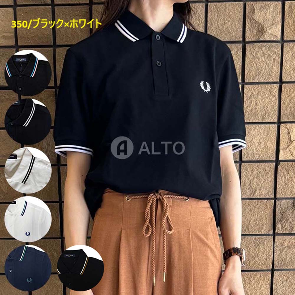 ☆2/16入荷☆【2026春夏物モデル】FRED PERRY フレッドペリー M3600 ポロシャツ 刺繍入り 半袖 ★選べる7カラー★ レディース｜ALTO　店