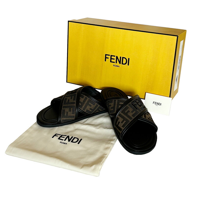FENDI メンズ サンダル 楽天市場】FENDI フェンディ スライドサンダル メンズ8 ブラック