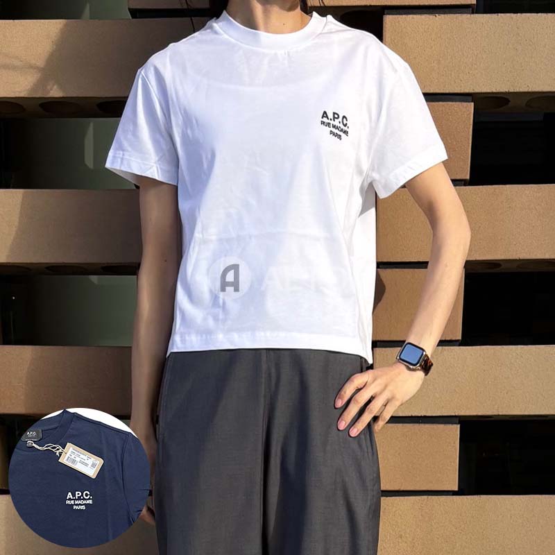 楽天市場】APC A.P.C. アーペーセー Tシャツ Boxy Rue Madame COHBM