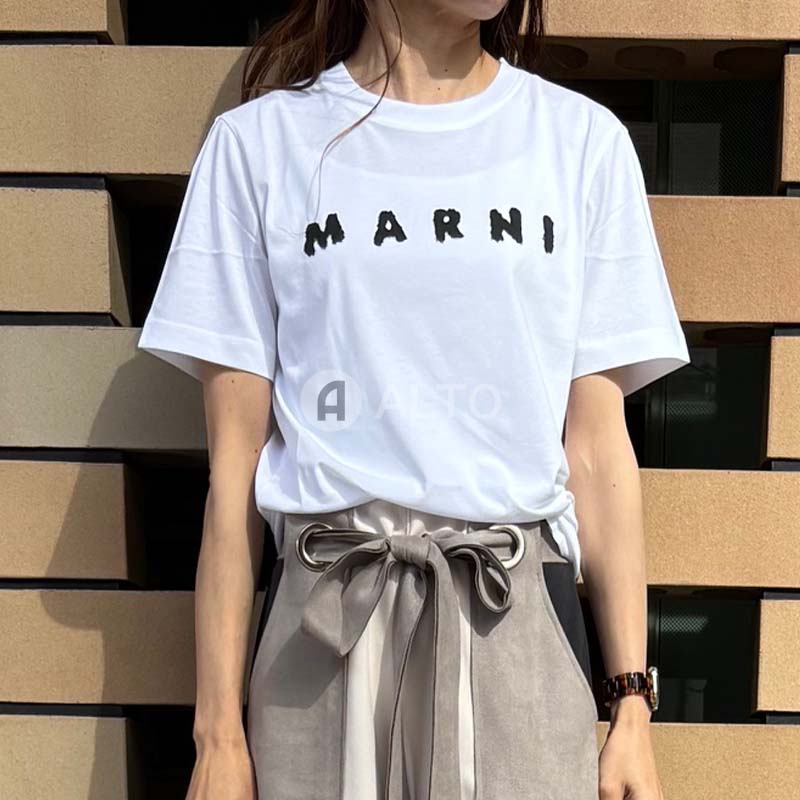 [MARNI]★ロゴ Tシャツ THJET49P15 USCX50 FLW01 楽天市場】MARNI マルニ Tシャツ THJET49P15 USCX50 レディース