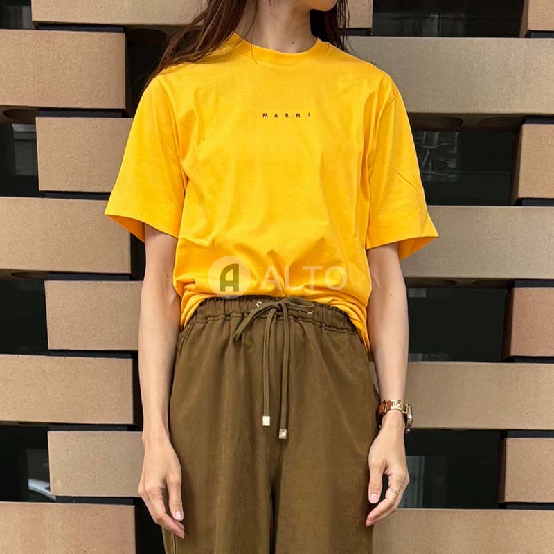楽天市場】MARNI マルニ THJE0263P7 USCW29 WLW01 ロゴ プリント