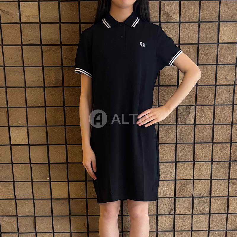 楽天市場】フレッドペリー ワンピース ツインティップ ブラック