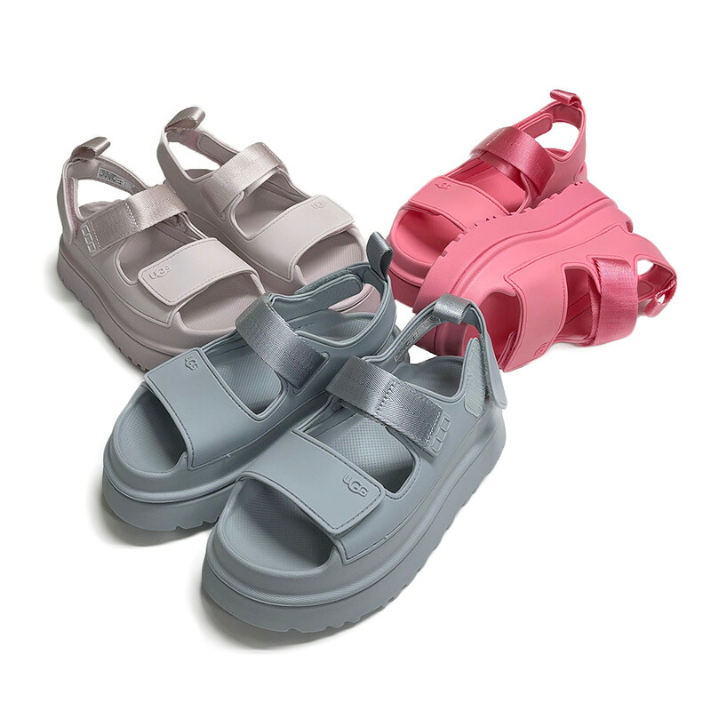 UGG アグ 1152685 GoldenGlow ゴールデングロウ サンダル 厚底 プラットフォーム マジックテープ ☆選べる5カラー☆ レディース