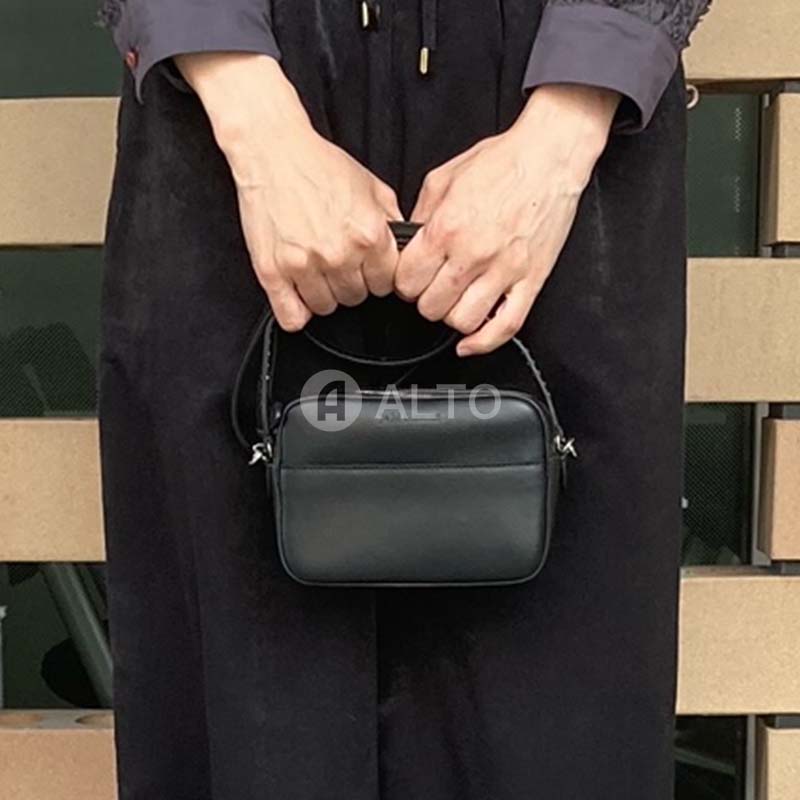 J&M DAVIDSON ジェイアンドエム　ダヴィッドソン LHMP1XX SCXX トップ ハンドル ペブル ミニバッグ 999S BLACK/ブラック