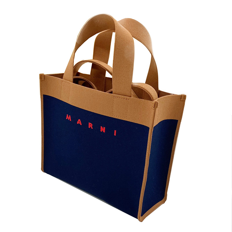 季節のおすすめ商品 ☆マルニ ジャガード製スモールショッピングバッグ