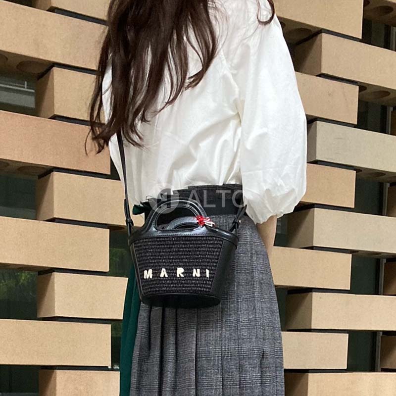 新品MARNI マルニ かごバッグ マイクロミニ - 通販 - guianegro.com.br