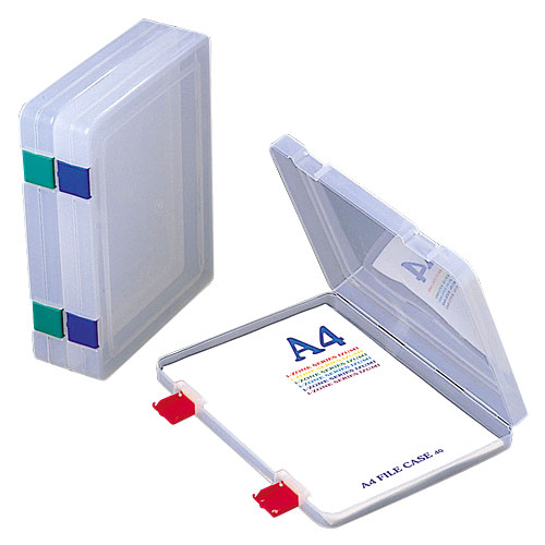 楽天市場】ファイルケース A4 ステーショナリーケース 40型