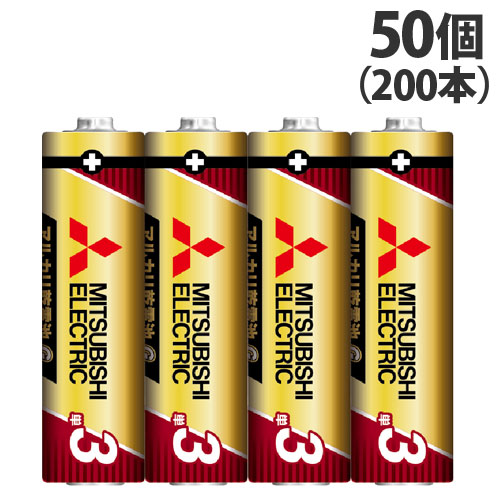 三菱電機 塩基蓄電池 単3形 シュリンクパック 4本入×50個 LR6GR/4S 塩基 塩基独居室 独居室 蓄電池 単3 単三『貨物輸送無料（構成要素領域除く）』