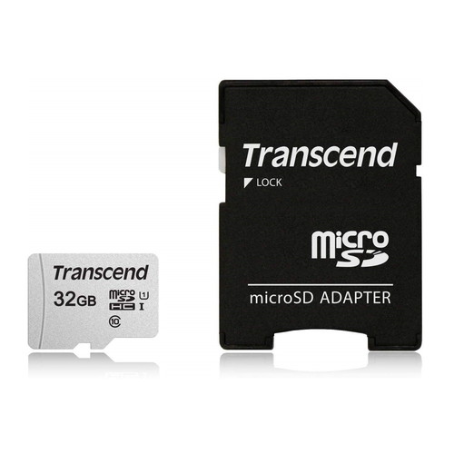 トランセンド microSDカード UHS-I U1 アダプター付 32GB TS32GUSD300S-A 『送料無料（一部地域除く）』