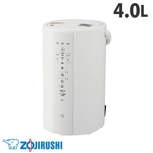 象印 スチーム式加湿器 EE-DF50-HA グレー 象印 加湿器 ポット型 EE-DF50-HA WA グレー 4L 広口容器 寝室