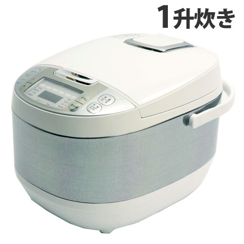炊飯器 マイコン炊飯ジャー 1升 ホワイト HK-RC1000 炊飯ジャー マイコン 10合 予約 保温 HIRO 『送料無料（一部地域除く）』