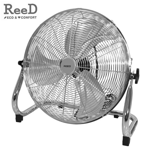 扇風機 ReeD フロアファン 40cm メタリックシルバー RD-AYF400-SR 