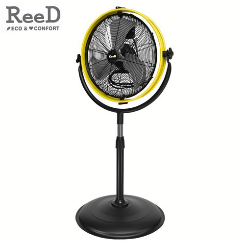 扇風機 ReeD スタンドファン 40cm RD-SYF400YB 工業扇 工場扇 ファン コンパクト パワフル『代引不可』『送料無料（一部地域除く）』｜ドラッグスーパー　alude
