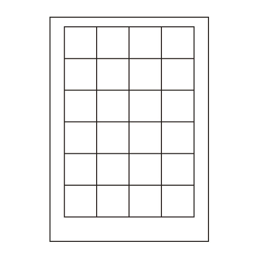 ラベルシール 東洋印刷 LDW24PF 再剥離タイプ A4 500シート 【代引不可】 【送料無料（一部地域除く）】