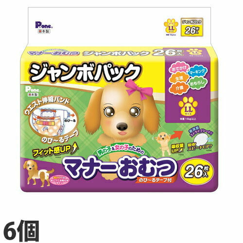 第一衛材 P.one お坊っちゃん＆御姉さんの利得の折りかがみお襁褓 ジャンボ風呂敷き包み のび～るテ―プ付き添い人 LL 26枚×6個【貨物輸送無料（構成成分地方除く）】