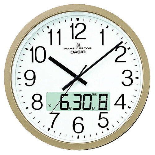 【取寄品】カシオ計算機 カシオ電波掛時計 IC-4100J-9JF【送料無料（一部地域除く）】｜ドラッグスーパー　alude 10,588円
