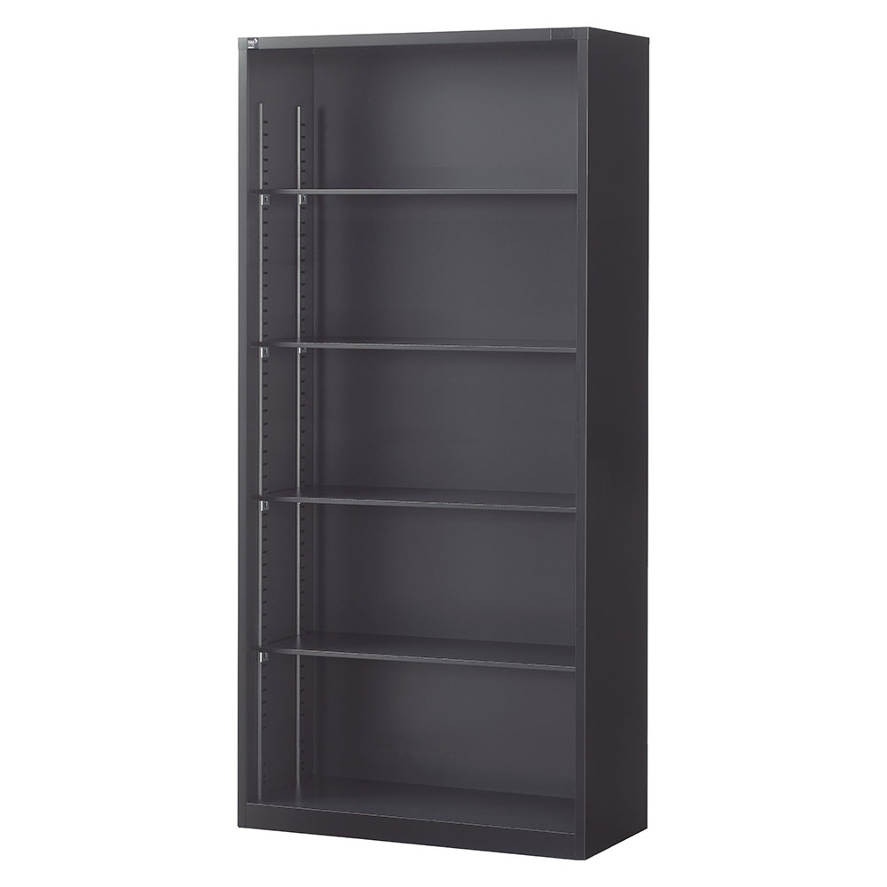 書庫 ALZシリーズ オープン書庫 H1860mm ブラック ALZK-K36 スチール書庫 A4 黒 上品 おしゃれ 日本製 国産 完成品 生興『代引不可』 『送料無料（一部地域除く）』 21,944円