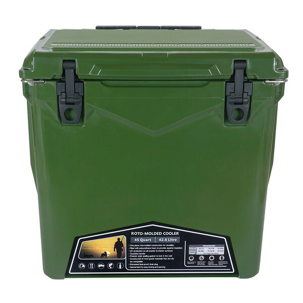 アイスランド クーラーボックス タイヤ付 TOW45QT(42.6L) アーミーグリーン OT-CL04507 [ アウトドア キャンプ BBQ 釣り ミリタリー ] 【代引不可】｜ドラッグスーパー　alude