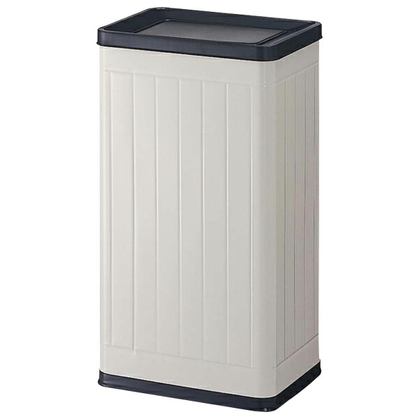 ライオン事務器 ダストボックス W335×D245×H600mm アイボリー DB-10N 586-80 【代引不可】【送料無料（一部地域除く）】