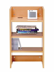 『ポイント5倍』 Garage 机上ラック 卓上本棚 fantoni 机上棚 卓上棚 卓上ラック GF-04R 木目