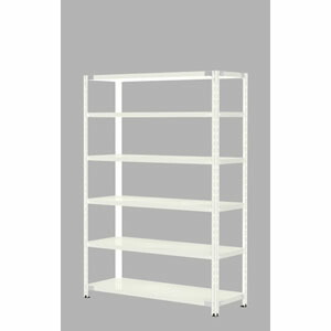 Garage PLUS 商いもの棚(軽さ棚)KR-1124-6 LG 【代引不可】【貨物輸送無料（構成要素地区除く）】 キャビネット・シェルフ-インテリア・寝具・収納-オフィス収納