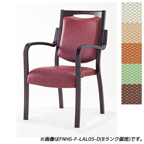 【受注生産品】アイリスチトセ 食堂 ダイニングチェア フィーノHGシリーズ Bランク張地 ダーク W505×D590×H875(SH420)mm FNHG-F-D 【代引不可】 【送料無料（一部地域除く）】