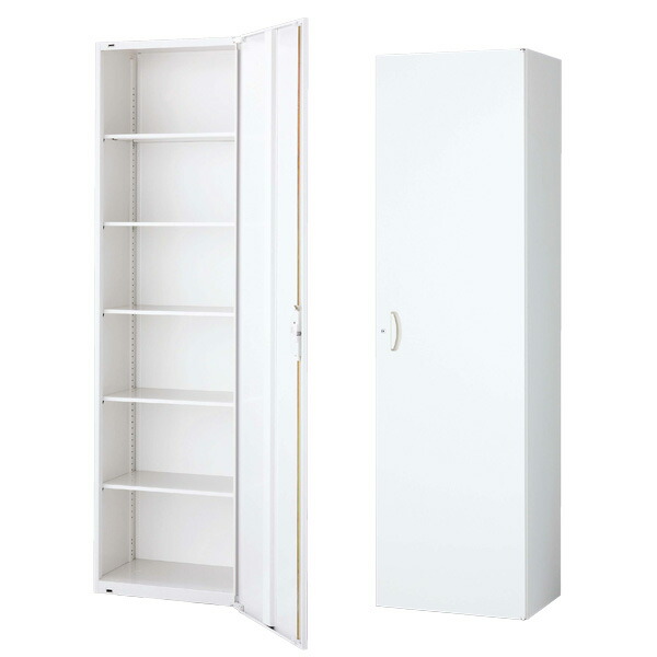 生興 クウォール システム収納庫 片開き書庫 すきま書庫 W600×D400×H2100 RW4-21H60『代引不可』『送料無料（一部地域除く）』