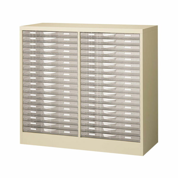 生興 A3判整理ケース A3判床置型 プラスチック引出し W953×D400×H880 A3G-P218S 『代引不可』『送料無料（一部地域除く）』