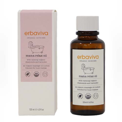 エルバビーバママリラックスオイル120ml/erbavivaボディオイルスキンケア妊婦マタニティマッサージオイルボディケア