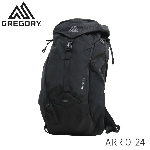 GREGORY グレゴリー うしろ側容器に並べる ARRIO アリオ 24 24L 枠組み黒いこと 1369747409 背嚢 背嚢 鞄 鞄 アウトドア『貨物輸送無料（構成要素地方除く）』