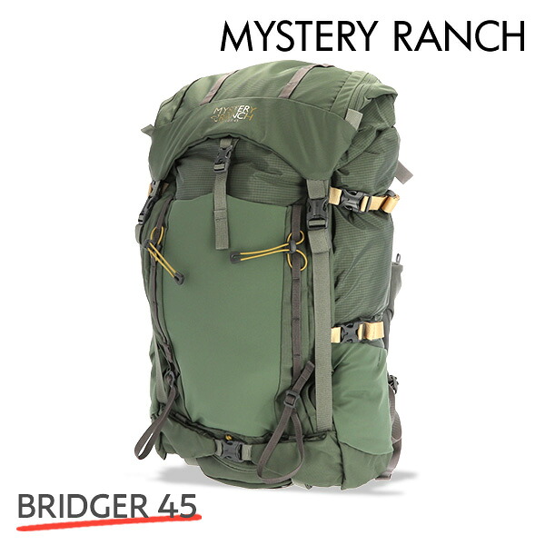 ミステリーランチ バックパック ブリッジャー 45 メンズ M 45L アイビー MYSTERY RANCH BRIDGER 45 Ivy 『送料無料（一部地域除く）』