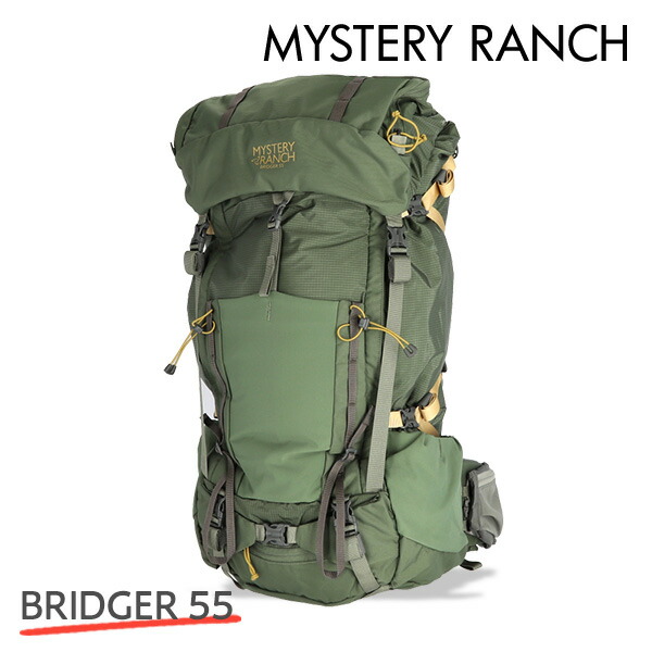 ミステリーランチ バックパック ブリッジャー 55 メンズ M 55L アイビー MYSTERY RANCH BRIDGER 55 Ivy 『送料無料（一部地域除く）』
