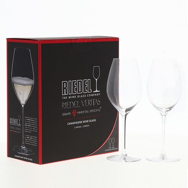 RIEDEL リーデル シャンパングラス ヴェリタス シャンパーニュ・ワイン・グラス 2個セット 6449/28 グラス 食器 洋食器 ワイン お酒 アルコール 脚付きグラス 『送料無料（一部地域除く）』