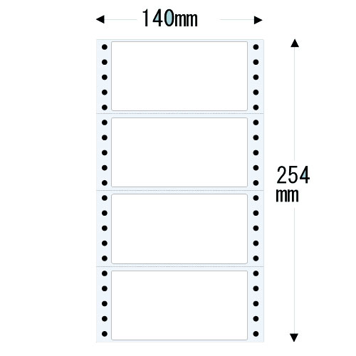 付け紙消印 粍5W タック消印 5(5/10)in×10in(140×254粍)【代引不可】【貨物輸送無料（構成要素領域除く）】