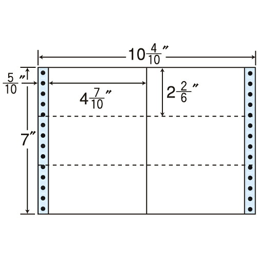 ラベルシール MX10 i タックシール (連続ラベル) レギュラータイプ 500折&times;2【代引不可】【送料無料（一部地域除く）】｜ドラッグスーパー　alude
