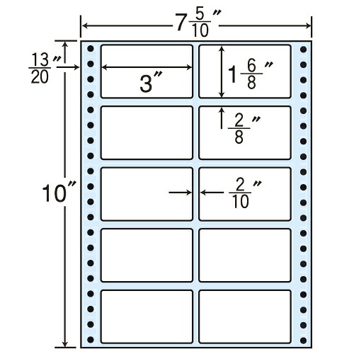 ラベルシール MT7E タックシール (連続ラベル) レギュラータイプ 500折×2【代引不可】【送料無料(一部地域除く)】|ドラッグスーパー alude
