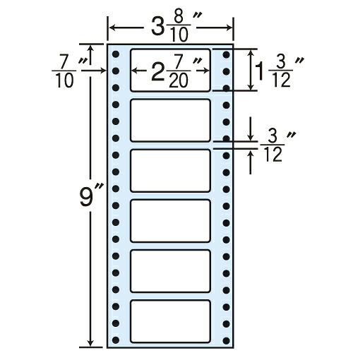 ラベルシール MM3AB タックシール (連続ラベル) レギュラータイプ 500折×2 【代引不可】 【送料無料（一部地域除く）】