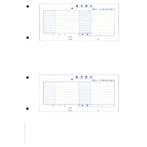 オービック OBC-4203単票状ぶくろ用賃銭辞令B4タテ【代引不可】【貨物輸送無料（構成要素一画除く）】