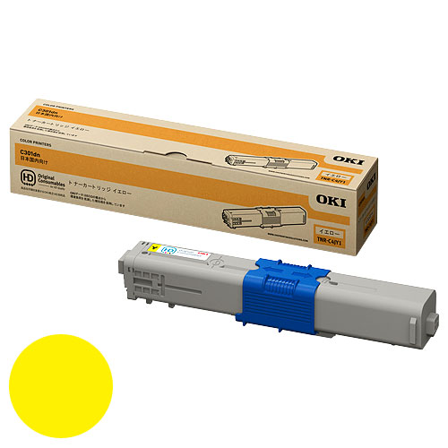 TNR-C4JY1 イエロー 純正品 OKI 【代引不可】 【送料無料(一部地域除く)】