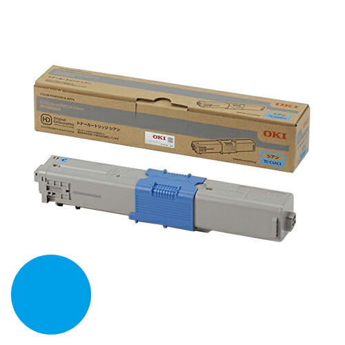 OKI TC-C4AC1 シアン 完全無欠品 【代引不可】【貨物輸送無料（構成成分地方除く）】