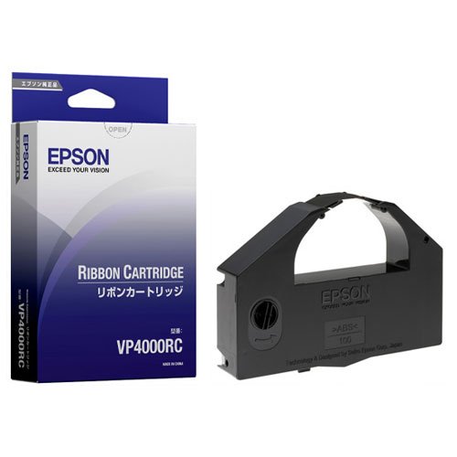 VP4000RC 6本セット 純正品 EPSON カセットリボン ※代引不可 【送料無料（一部地域除く）】