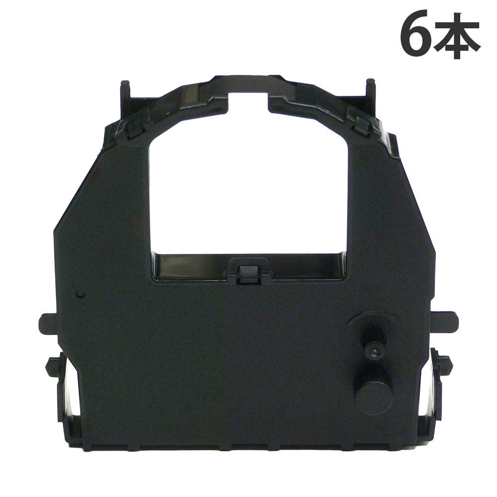 富士通 インクリボン 汎用品 DPK3800 シュロの葉テープ黒(2)印字機汎用品(補欠選手シュロの葉非相応う) 6本『代引不可』『貨物輸送無料（構成要素地方除く）』