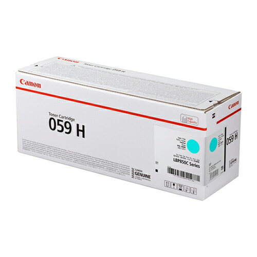 CANON トナーカートリッジ 059H シアン 純正品 13500枚 【代引不可】 【送料無料（一部地域除く）】