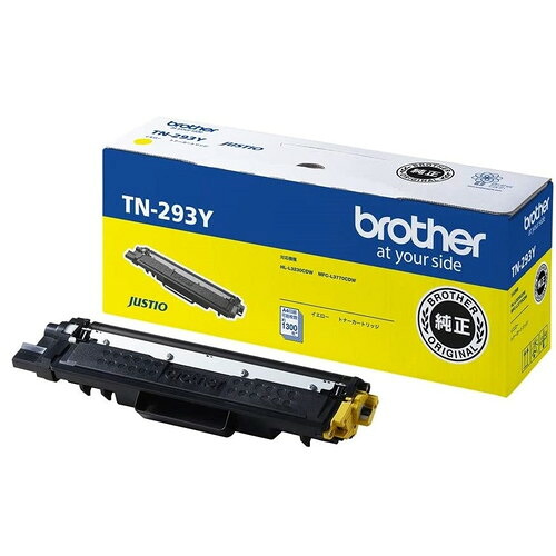 BROTHER トナーカートリッジ TN-293Y イエロー 純正品 1300枚 【代引不可】【送料無料(一部地域除く)】|ドラッグスーパー alude