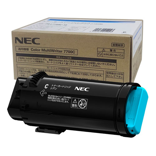 NEC トナーカートリッジ PR-L7700C-18 純正品 大容量 シアン 11000枚 エヌイーシー トナー プリンタ用トナー 純正 プリンタ用『代引不可』『送料無料（一部地域除く）』｜ドラッグスーパー　alude 27,345円