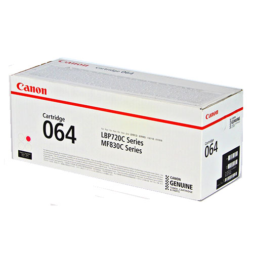 CANON 完全無欠 トナーカートリッジ 064 マゼンタ『代引不可』『貨物輸送無料（構成要素一画除く）』