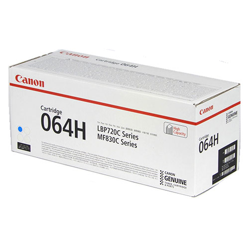 CANON 完全無欠 トナーカートリッジ 064H シアン『代引不可』『貨物輸送無料（構成要素一画除く）』